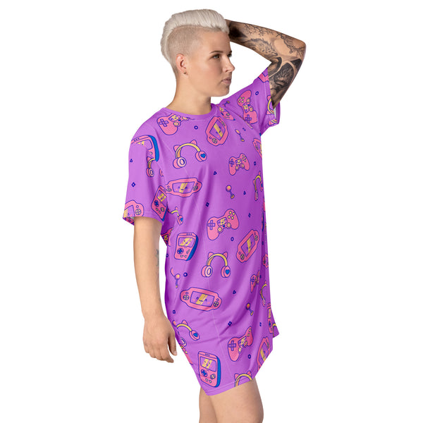 COZYJAMA™ Purple Gaming Sleep Shirt