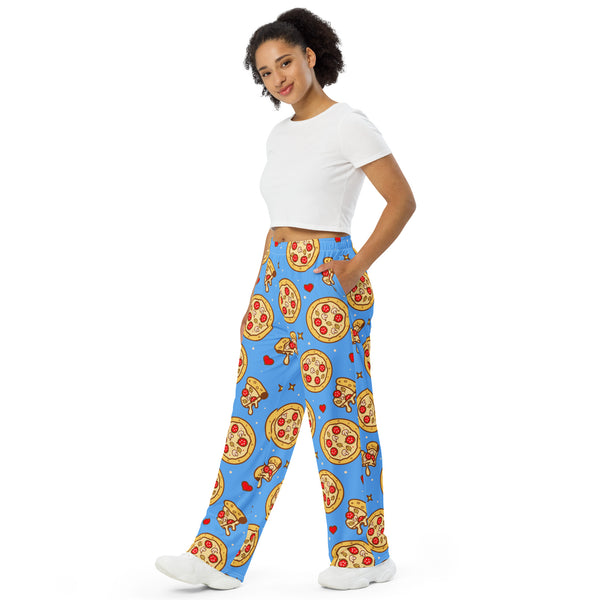 COZYJAMA™ Pizza Pajama Wide-Leg Pants